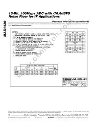 MAX1430ETN+TD Datasheet Page 18