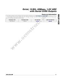 MAX1436BECQ+TD Datasheet Page 23