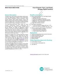 MAX14436FAWE+T Datasheet Cover