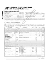 MAX1444EHJ+T Datasheet Page 2