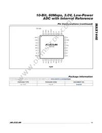 MAX1446GHJ+T Datasheet Page 19