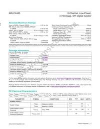 MAX14483AAP+T Datasheet Page 2