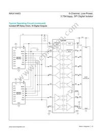 MAX14483AAP+T Datasheet Page 23