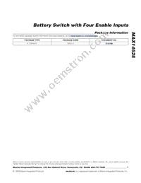 MAX14525ETA+T Datasheet Page 7