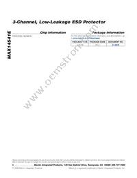 MAX14541EAXK+T Datasheet Page 8