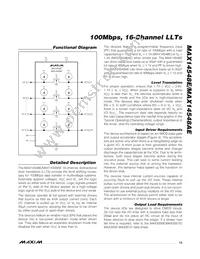 MAX14548EEWL+T Datasheet Page 13