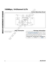 MAX14548EEWL+T Datasheet Page 16