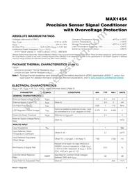 MAX1454AUE+ Datasheet Page 2