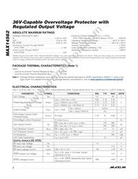 MAX14562EXT+T Datasheet Page 2