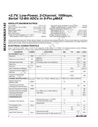 MAX1456CWI+T Datasheet Page 2