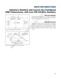 MAX14582EWC+T Datasheet Page 18