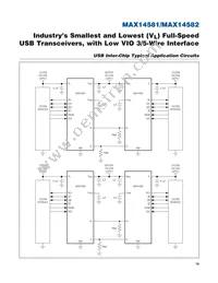 MAX14582EWC+T Datasheet Page 19