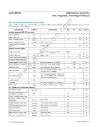 MAX14592EEWE+T Datasheet Page 5