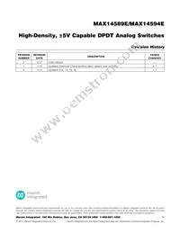 MAX14594EEWL+T Datasheet Page 11