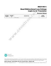 MAX14611ETD+T Datasheet Page 15