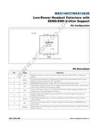 MAX14627ETA+T Datasheet Page 8