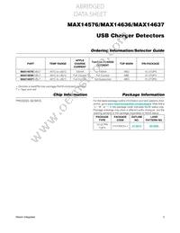 MAX14637EVB+ Datasheet Page 3