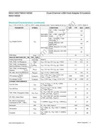 MAX14659ETE+T Datasheet Page 3
