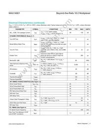 MAX14661ETI+T Datasheet Page 4