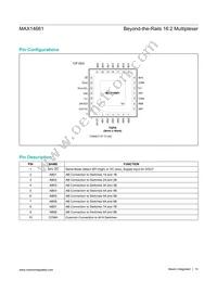 MAX14661ETI+T Datasheet Page 10