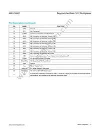 MAX14661ETI+T Datasheet Page 11