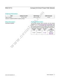 MAX14713EWL+TCKA Datasheet Page 9
