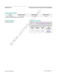 MAX14714EWL+T Datasheet Page 9