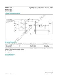 MAX14722ATP+ Datasheet Page 19
