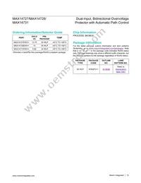 MAX14731EWV+ Datasheet Page 15