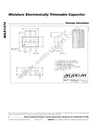 MAX1474AXT+T Datasheet Page 8