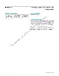 MAX14777GTP+ Datasheet Page 15
