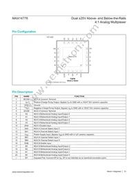 MAX14778ETP+ Datasheet Page 10