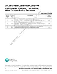MAX14803CXB+T Datasheet Page 20