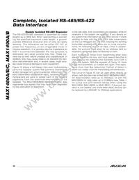 MAX1480BCPI-G10 Datasheet Page 20