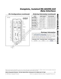 MAX1480BCPI-G10 Datasheet Page 21