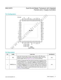 MAX14819ATM+T Datasheet Page 17