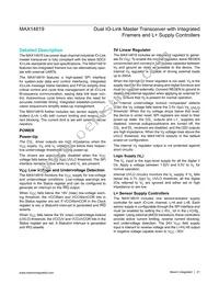 MAX14819ATM+T Datasheet Page 21