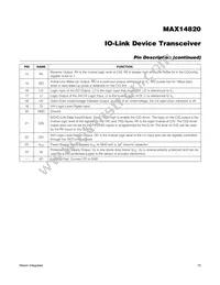 MAX14820ETG+T Datasheet Page 15