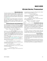 MAX14820ETG+T Datasheet Page 18