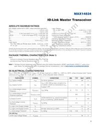 MAX14824ETG+ Datasheet Page 3
