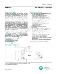 MAX14827AWA+ Datasheet Cover