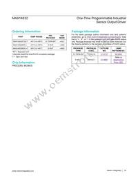 MAX14832ETB+T Datasheet Page 19