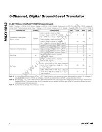 MAX14842ATE+T Datasheet Page 4