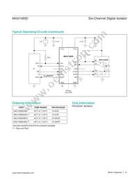 MAX14850AEE+T Datasheet Page 16