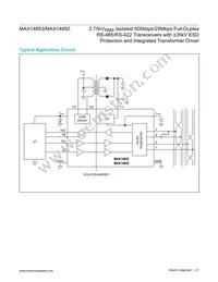 MAX14855GWE+ Datasheet Page 21