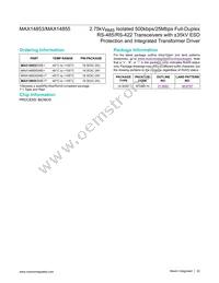 MAX14855GWE+ Datasheet Page 22