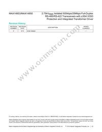 MAX14855GWE+ Datasheet Page 23