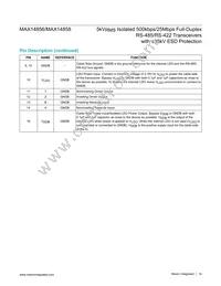 MAX14858GWE+T Datasheet Page 14