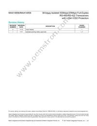 MAX14858GWE+T Datasheet Page 22