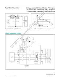 MAX14859GWE+ Datasheet Page 21